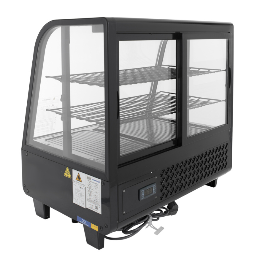 Витрина холодильная RT-100L Foodatlas черный фото 5