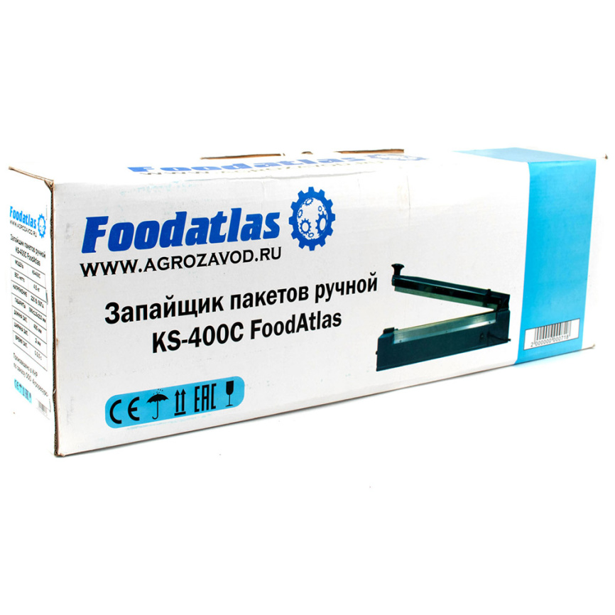 Запайщик пакетов ручной (нож с боку) KS-400C Foodatlas фото 5