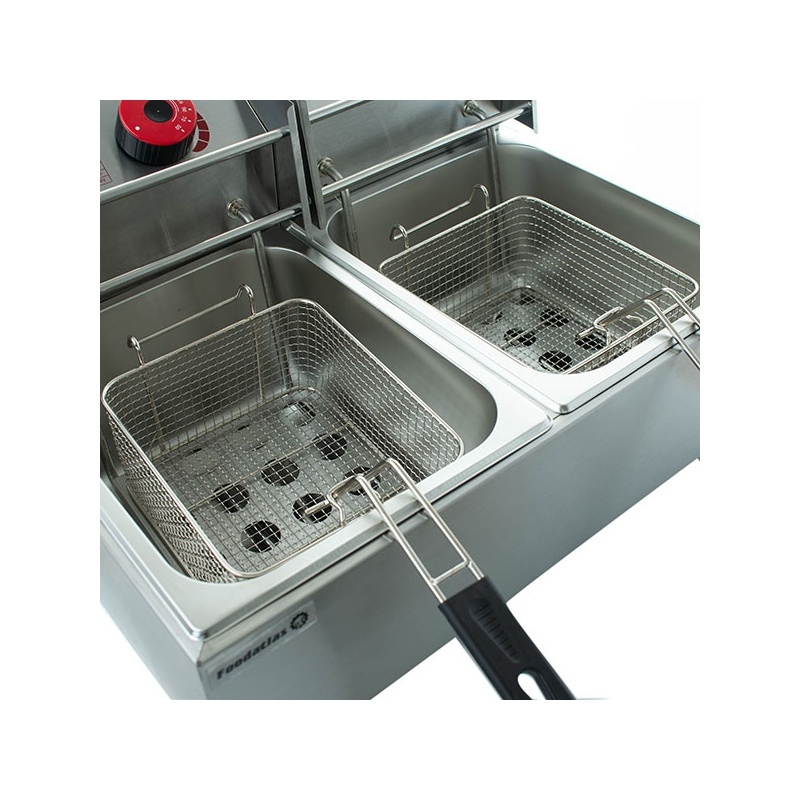 Фритюрница (6л+6л) DF-82 Foodatlas Eco фото 4