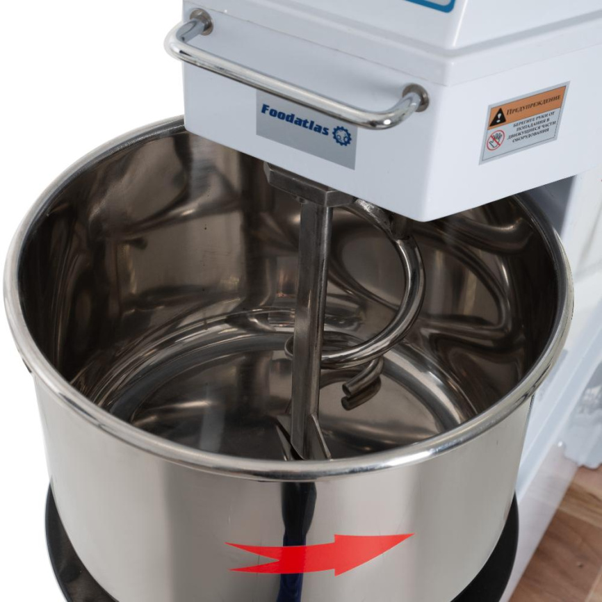 Тестомес спиральный THS-20A Foodatlas Eco фото 14