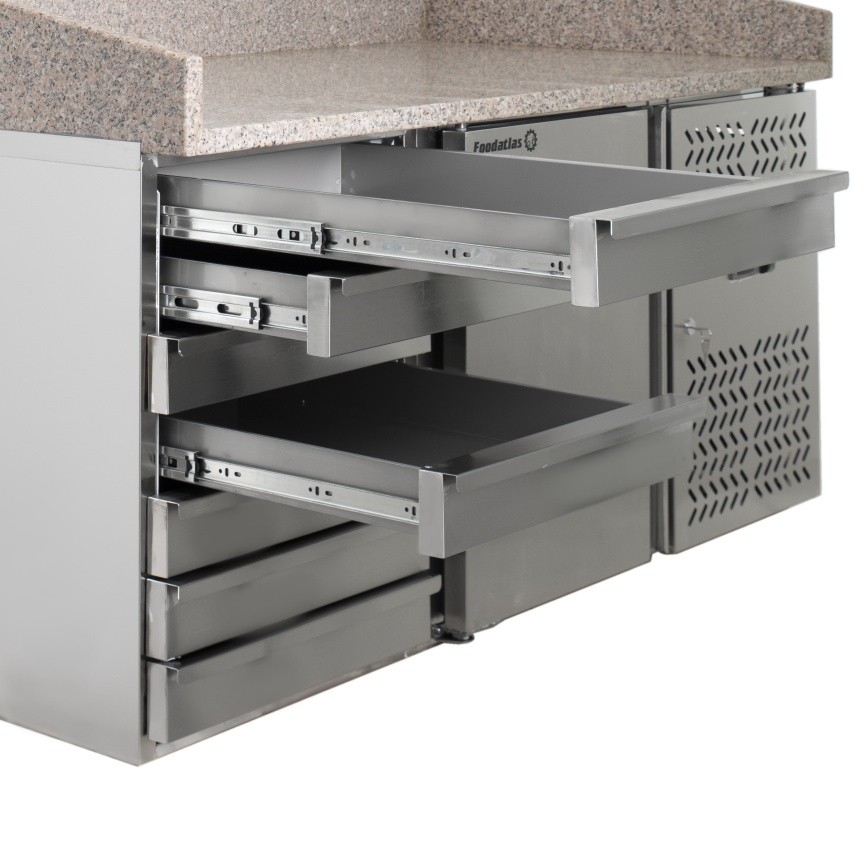Стол холодильный для пиццы PZ1610TN Foodatlas фото 8