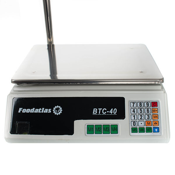 Торговые весы Foodatlas 40кг/2гр ВТС-40 фото 6