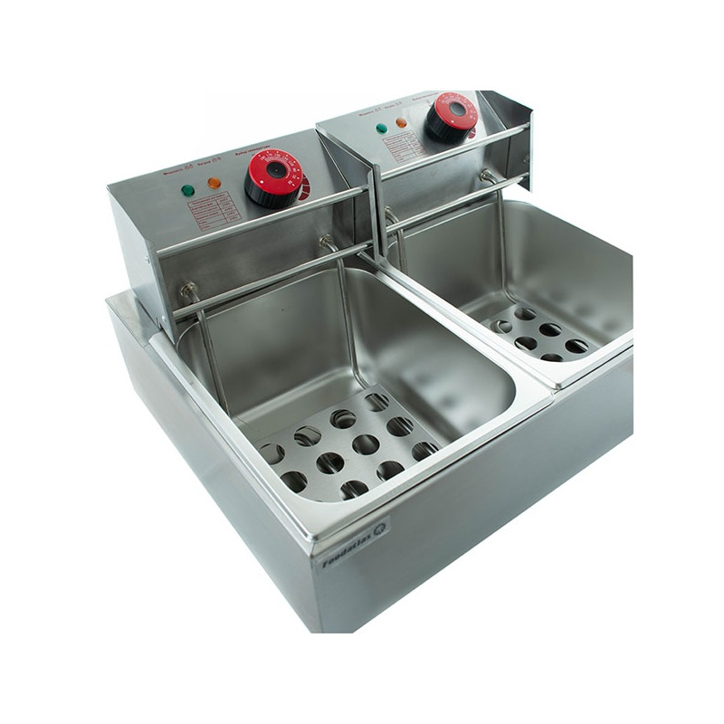 Фритюрница (6л+6л) DF-82 Foodatlas Eco фото 3